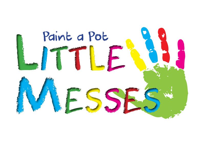 Logo design for Little Messes paint a pot