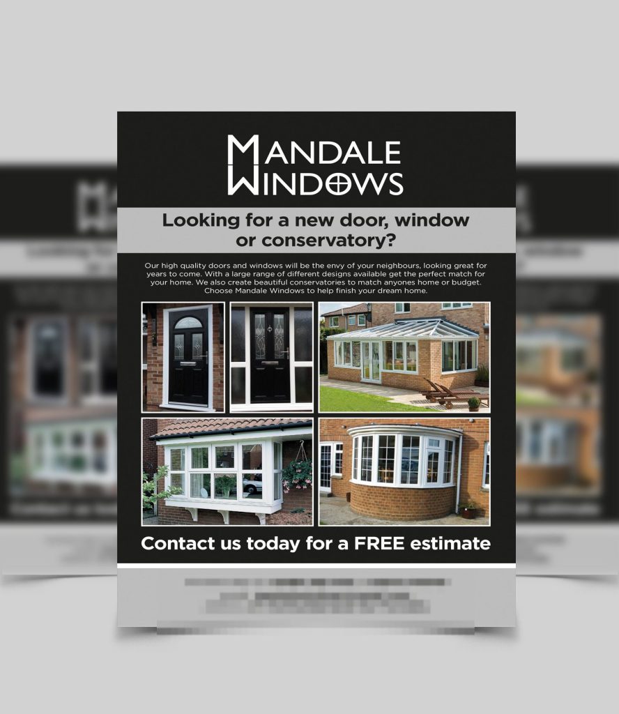 Mandale Windows flyer design