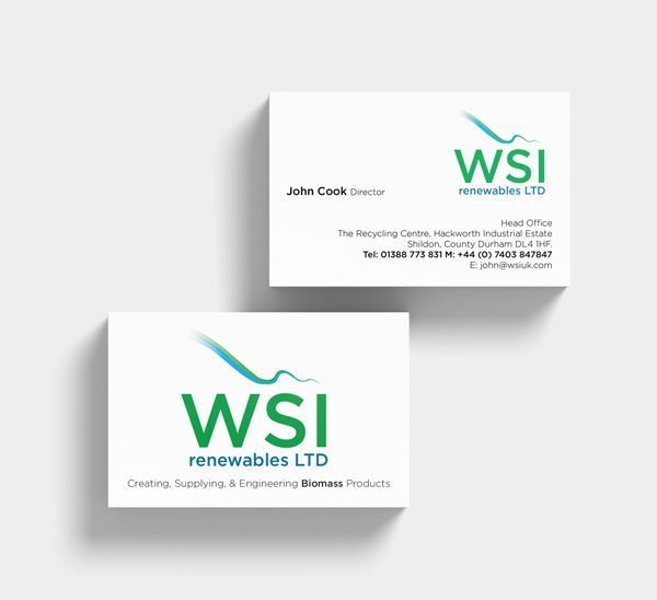 WSI Renewables business card design